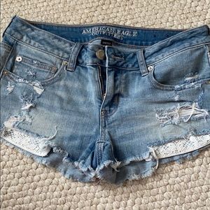 AEO jean shorts